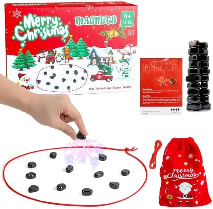 Magnetic Chess Game Magnet Game,Travel-Friendly Family Game for Parties and Home Use (Style 2)