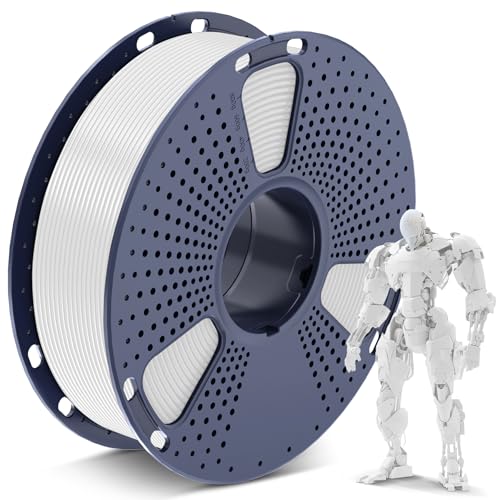 SUNLU PLA 3D Printer Filament, White, 1KG