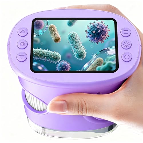 1000X Handheld Digital Microscope for Kids: Pocket Microscope with 2.0" IPS Screen - STEM Toys Birthday Gifts for Girls Boys 