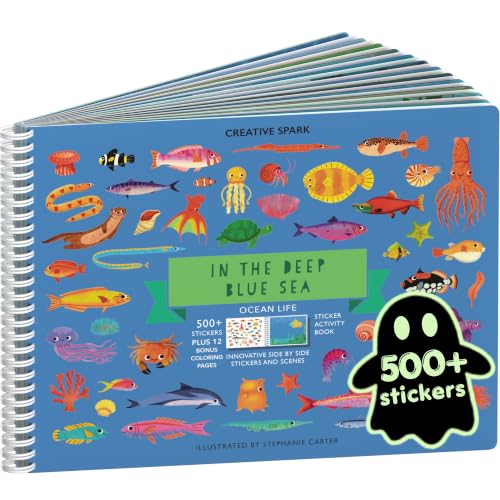 Cupkin Ocean Coloring & Sticker Activity Book | 500+ Stickers