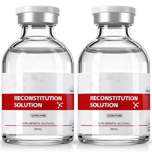 Solution 2 Pack - 30ML in Premium Glass Vials,Triple Sealed,Ultra Clean