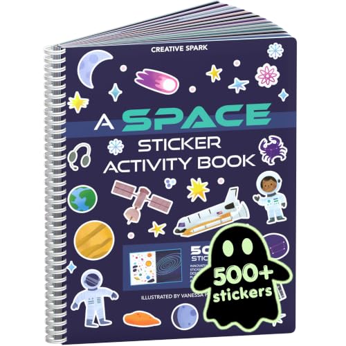 Cupkin Outer Space Coloring & Sticker Activity Book | 500+ Stickers