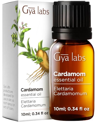 Cardamom Essential Oil for Skin, Hair & Diffuser - 0.34 Fl Oz