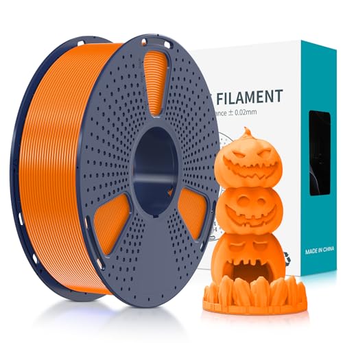 SUNLU Fluorescent PLA 3D Printer Filament, 1.75mm, Fluorescent Orange