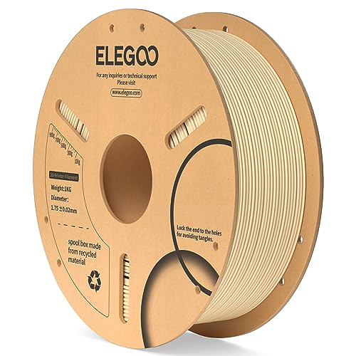 ELEGOO PLA 3D Printer Filament 1.75mm Beige 1KG