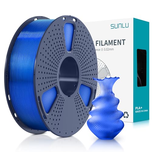 SUNLU PLA Plus Filament 1.75mm Transparent Blue 1KG