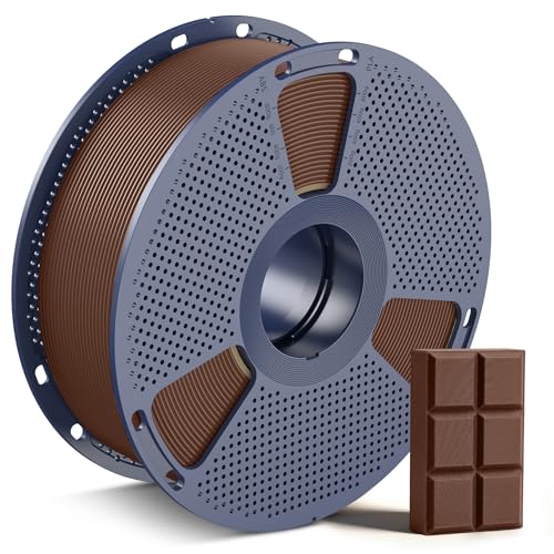 SUNLU PLA 3D Printer Filament, Chocolate, 1KG