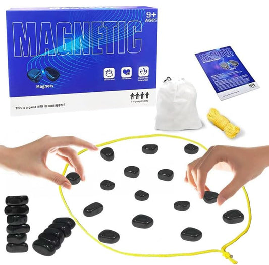 Magnetic Chess Game Magnet Game with String, Magnetic Chess Game for Family & Party & Travel & Camping (Age 9+)(Style 2)