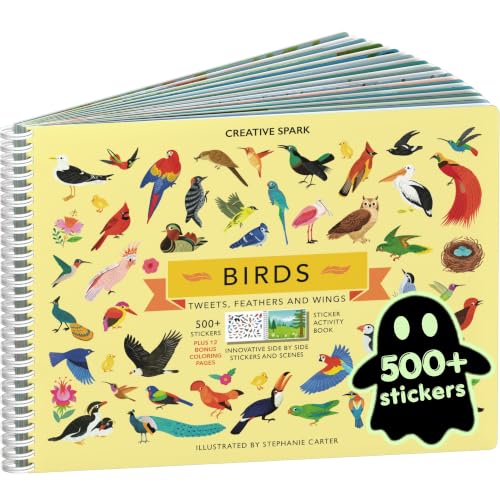 Cupkin Bird Coloring & Sticker Activity Book | 500+ Stickers