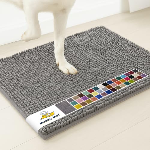 Muddy Mat® | Super Absorbent Door Mat Indoor, Microfiber Quick Dry Chenille Entryway Rug, Non-Slip Front Door Mat, Indoor Mat