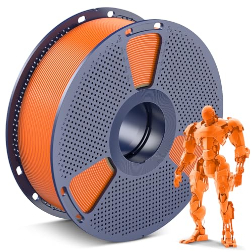 SUNLU PLA 3D Printer Filament, Sunny Orange, 1KG