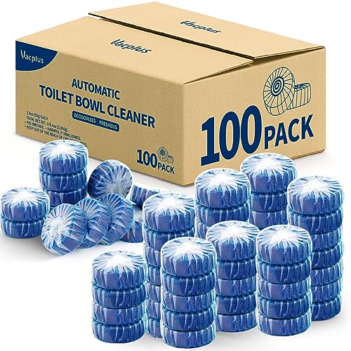 Vacplus Toilet Bowl Cleaner Tablet, Commercial Bathroom Cleaners, 100 Pack