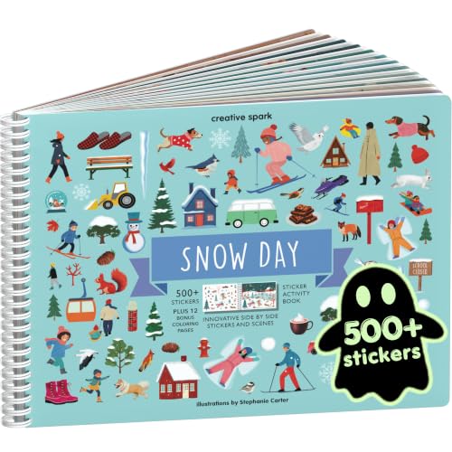 Cupkin Snow Day Coloring & Sticker Activity Book | 500+ Stickers