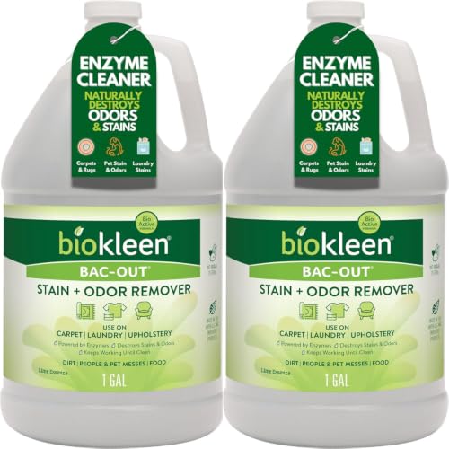 Biokleen Bac-Out Carpet Stain Remover Enzymatic, Destroys Stains & Odors Safely, for Pet Urine, Laundry, Diapers, Wine, Carpe