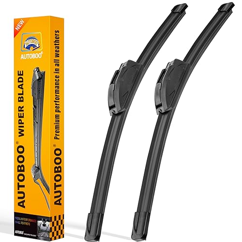 AUTOBOO 13" and 13" Windshield Wipers Blades (Pack Of 2)
