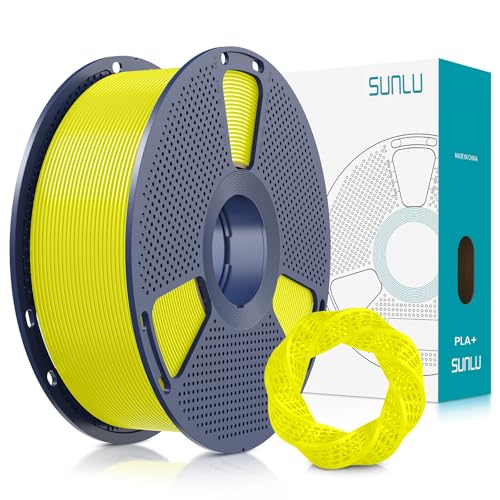 SUNLU PLA Plus Filament 1.75mm Yellow 1KG