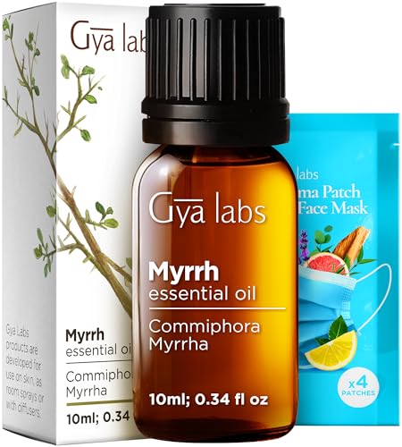 100% Pure Myrrh Essential Oil for Skin & Diffuser - 0.34 Fl Oz