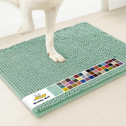 Muddy Mat® | Super Water Absorbent Door Mat Indoor, Microfiber Quick Dry Chenille Entryway Rug,Slip Resistant Front Door Mat,
