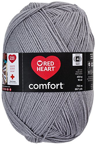 RED Heart T228Red Heart Comfort Yarn, Grey