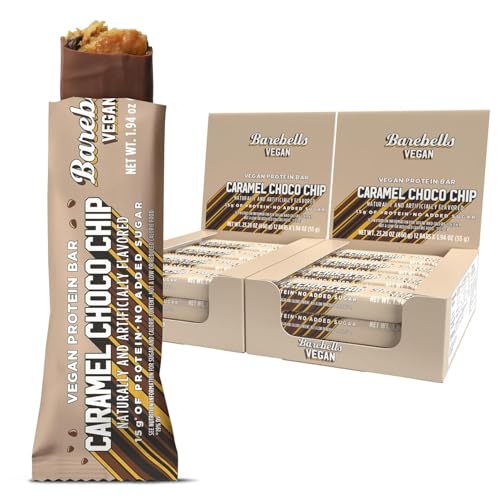 Barebells Vegan Protein Bars Caramel Choco Chip 24-Pack