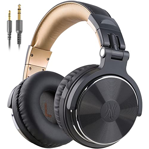 OneOdio Wired DJ Hi-Res Over-Ear Headphones for PC, Keyboard Guitar - Grey