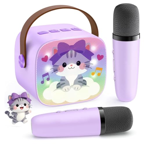 YLL Karaoke Machine for Kids, Birthday Gifts for Girls Ages 4-12 Years Toy