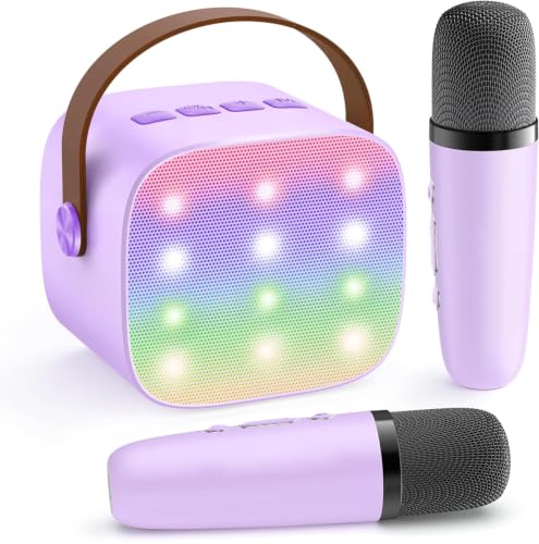 YLL Karaoke Machine for Kids, Birthday Gifts for Girls 3 4 5 6 7+Years Old