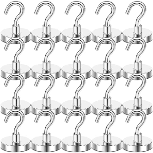 DIYMAG Magnetic Hooks 20pcs 120lbs Cruise Essentials 2026 Magnet Hook