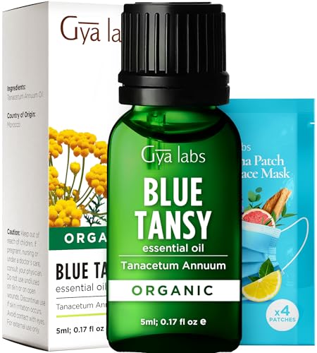 Blue Tansy Essential Oil for Skin, Hair & Diffuser - 0.17 Fl Oz