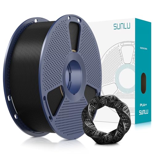 SUNLU PLA Plus Filament 1.75mm Black 1KG