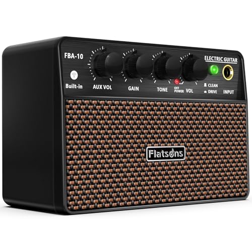 10W Mini Guitar Amp,Rechargeable Electric Guitar Amplifier