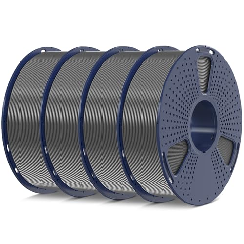 SUNLU PLA 3D Printer Filament, Grey, 4KG