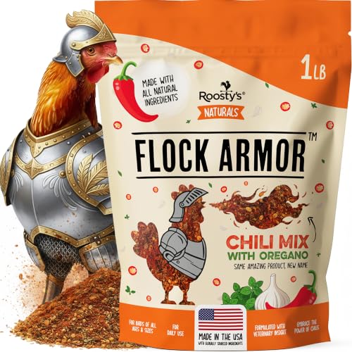 Roosty's Naturals Flock Armor Chicken De-wormer Chili Mix, 16oz