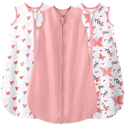 Yoofoss Baby Sleep Sack 18-24 Month 0.5TOG 100% Organic Cotton 2-Way Zipper