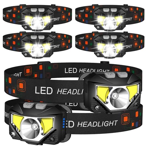 LHKNL Headlamp Flashlight, Lumen Bright Head Lamps LED Rechargeable Camping