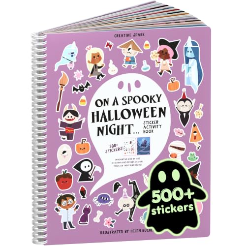 Cupkin Halloween Coloring & Sticker Activity Book | 500+ Stickers