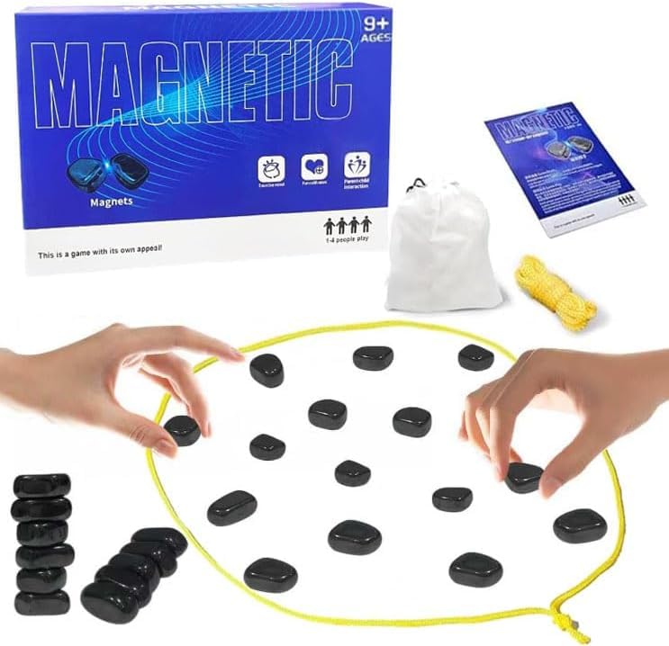 Magnetic Chess Game Magnet Game,Travel-Friendly Family Game for Parties and Home Use