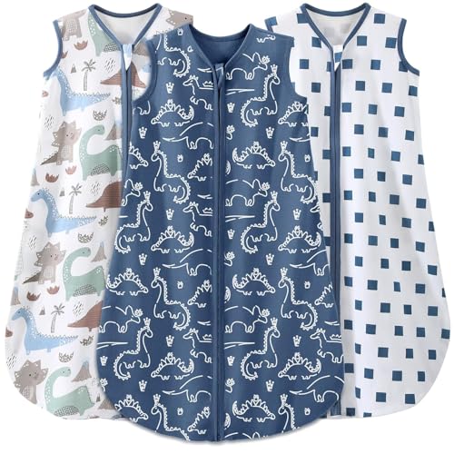 Yoofoss Baby Sleep Sack 24-36 Month 0.5TOG 100% Organic Cotton 2-Way Zipper