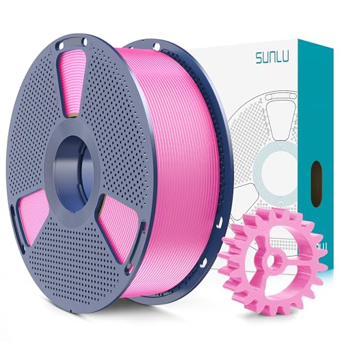 SUNLU PLA+2.0 3D Printer Filament, Pink, 1KG