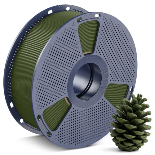 SUNLU PLA 3D Printer Filament, Earth Green (Deep Green), 1KG