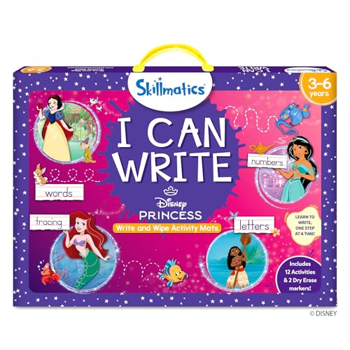 Skillmatics I Can Write – Disney Princess, Preschool Learning Activity Toy