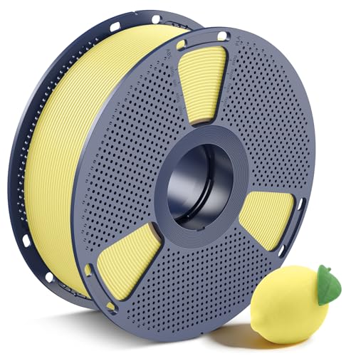 SUNLU PLA 3D Printer Filament, Lemon Yellow, 1KG