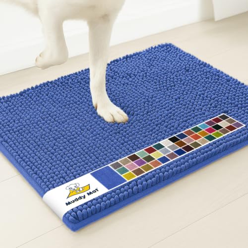 Muddy Mat® | Super Water Absorbent Door Mat Indoor, Microfiber Quick Dry Chenille Entryway Rug, Slip Resistant Front Door Mat