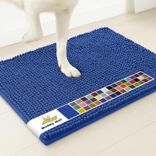 Muddy Mat® | Super Water Absorbent Door Mat Indoor, Microfiber Quick Dry Chenille Entryway Rug, Slip Resistant Front Door Mat