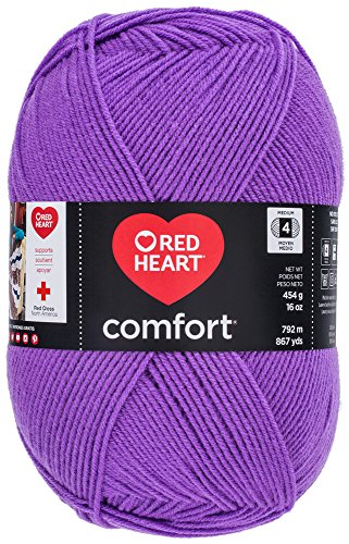 Red Heart Comfort Yarn, Amethyst