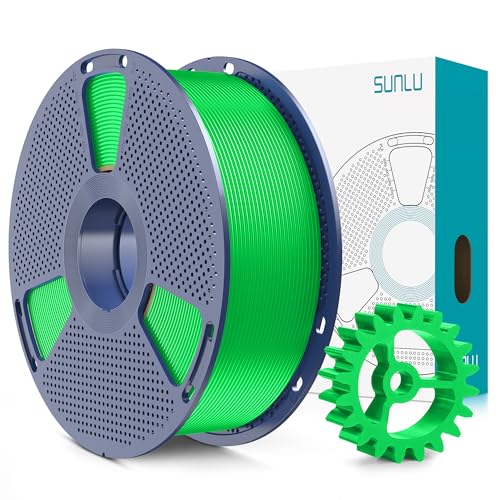 SUNLU PLA+2.0 3D Printer Filament, Green, 1KG