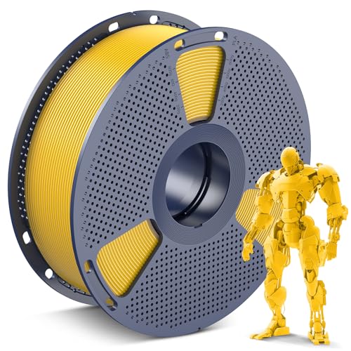 SUNLU PLA 3D Printer Filament, Vivid Yellow, 1KG