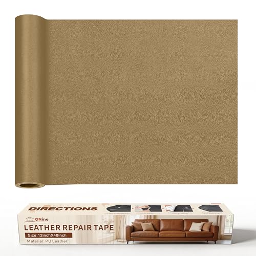 ONine Leather Repair Tape,Self Adhesive Leather Repair Patch,Leather Patches for Furniture,Sofa,Car Seats,Office Chair. Vinyl