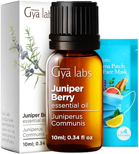 Juniper Berry Essential Oil for Skin, Hair & Diffuser - 0.34 Fl Oz