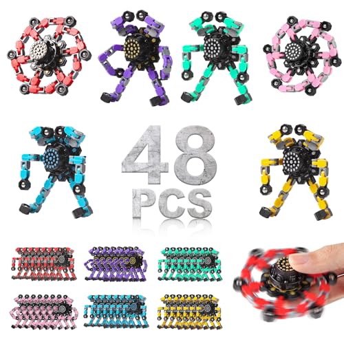 Gokeey Transformable Fidget Spinners for Kids and Adults Stress Relief Sensory Toys for Boys and Girls Fingertip Gyros for Ki